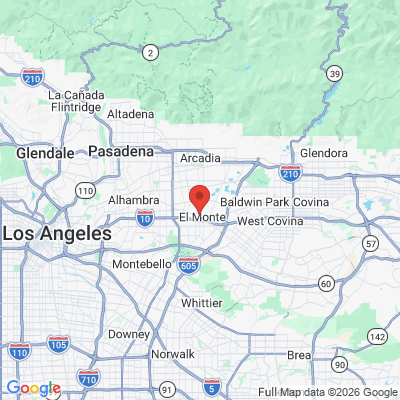 Map to Jardosh Dental DDS PC office in El Monte, CA