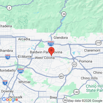 Map to Ledesma Dental Office office in W Covina, CA