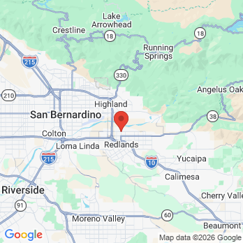 Map to Primary Office office in Redlands, CA