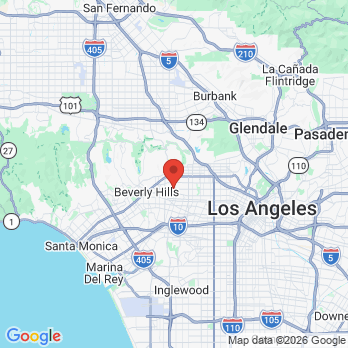 Map to Dr. Irina Rayfeld, DDS office in Los Angeles, CA