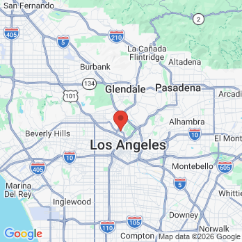 Map to Echo Park office in Los Angeles, CA