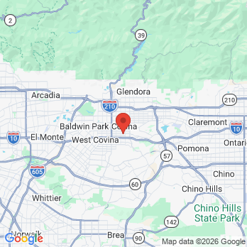 Map to Sylvia Salem DDS office in Covina, CA