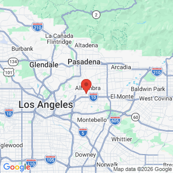 Map to Dr.Rula Al-Salti D.D.S  office in Alhambra, CA