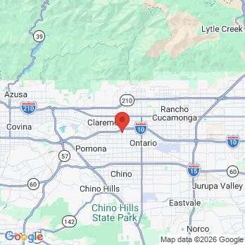 Map to Cunning Dental Group office in Montclair, CA