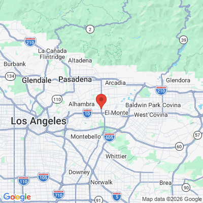 Map to  office in Rosemead, CA