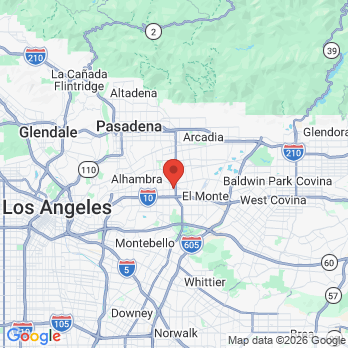 Map to STARMOON DENTAL GROUP office in Rosemead, CA