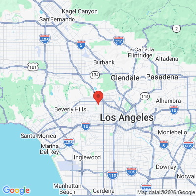 Map to Ellis C. Wong, DDS, Inc. office in Los Angeles, CA