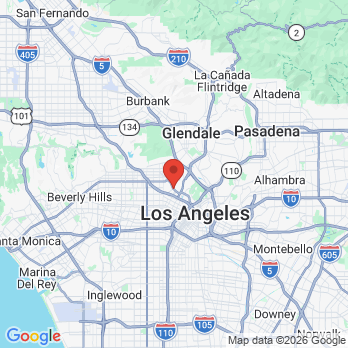 Map to Silverlake Family Dental office in Los Angeles, CA