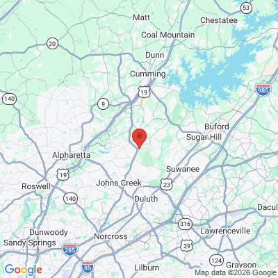 Map to Soft Touch Endodontics office in Suwanee, GA