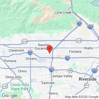 Map to Horizons Dentistry office in Rancho Cucamonga, CA