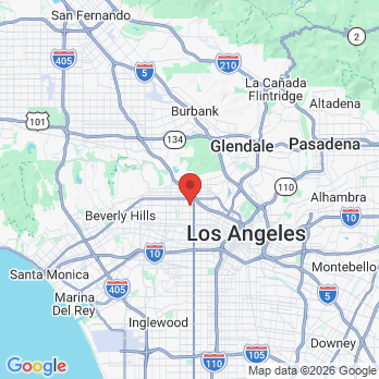 Map to Saban Community Clinic - WAC office in La, CA