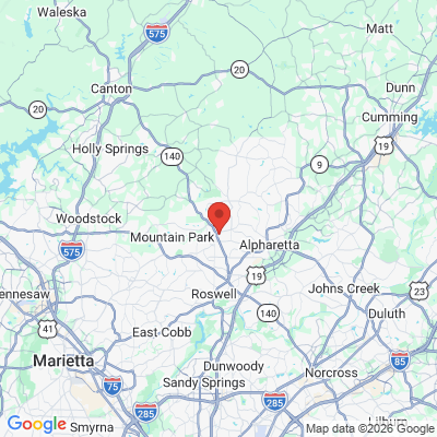 Map to  office in Alpharetta, GA
