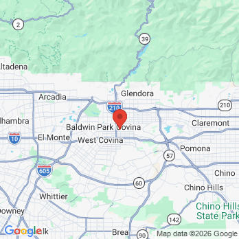 Map to Maldonado Philip B DDS, Ryan L Evans DDS office in Covina, CA