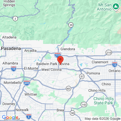 Map to Smiles west of Covina office in Covina, CA