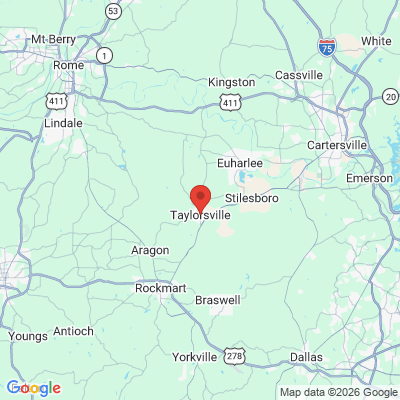 Map to  office in Taylorsville, GA