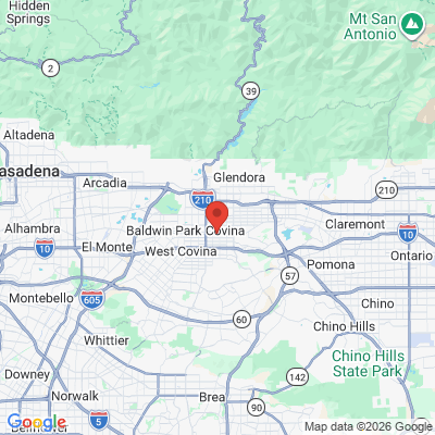 Map to  office in Covina, CA