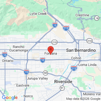 Map to Dentistry 4 All of Fontana office in Fontana, CA