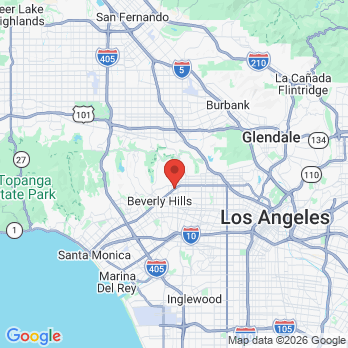 Map to VIP Dental Spa office in West Hollywood, CA