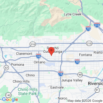 Map to Smile Experts Dental office in Rancho Cucamonga, CA
