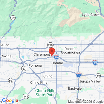 Map to ERIC C CHIANG DDS office in Upland, CA