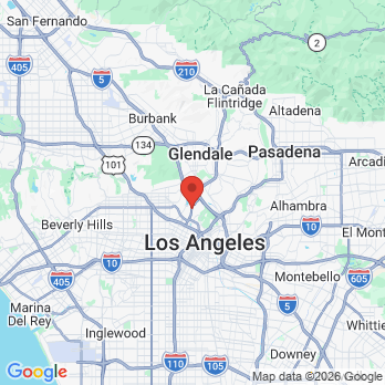 Map to Dr. Valeria Valdez office in Los Angeles, CA