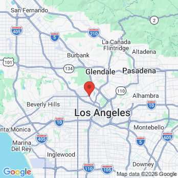 Map to Valery Sweeny D.D.S. office in Los Angeles, CA