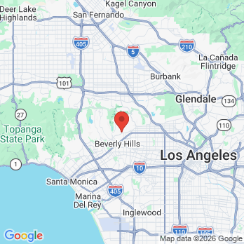 Map to Melkon Avetisyan Dental  office in West Hollywood, CA