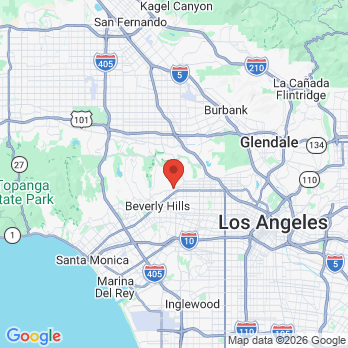 Map to SUNSET SMILE DENTAL  office in West Hollywood, CA