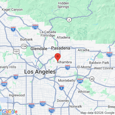 Map to Primary Office office in Alhambra, CA