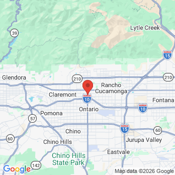 Map to DNTL Studio of Upland office in Upland, CA