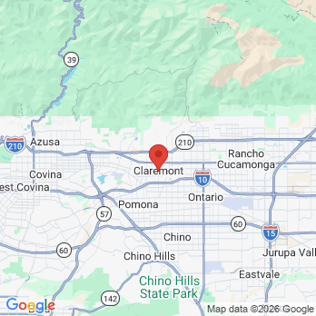 Map to Claremont Smile Design office in Claremont, CA