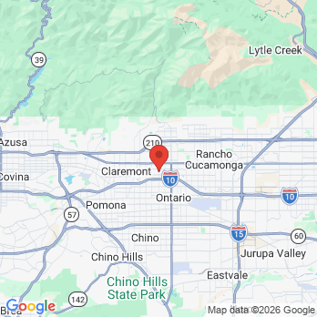 Map to Caring Kids Dental office in Upland, CA