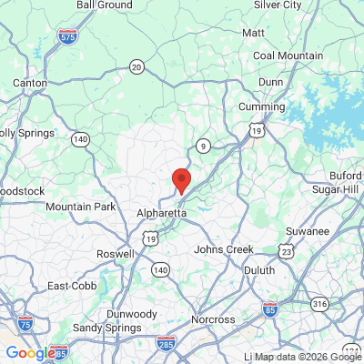 Map to  office in Alpharetta, GA