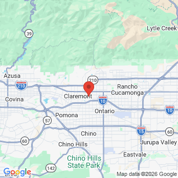 Map to Montclair Double A Dental Group office in Montclair, CA