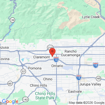 Map to Alan B. Woodson, D.D.S. office in Upland, CA