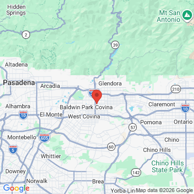 Map to  office in Covina, CA