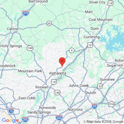 Map to  office in Milton, GA