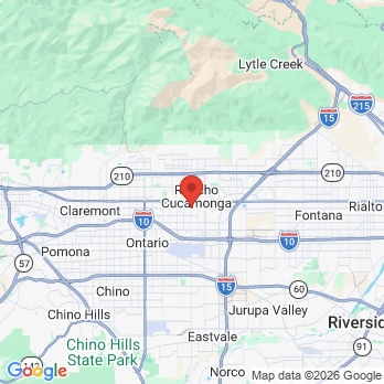 Map to Arrow Dentistry, Braces & Implants : Solanki Santosh S DDS, MDS, BDS, BSc office in Rancho Cucamonga, CA