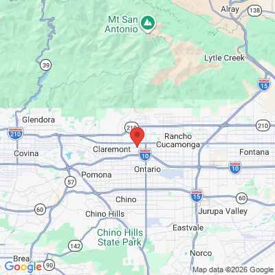 Map to Robin Su DDS office in Upland, CA