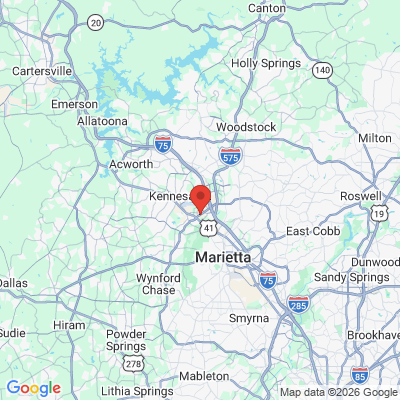 Map to  office in Kennesaw, GA