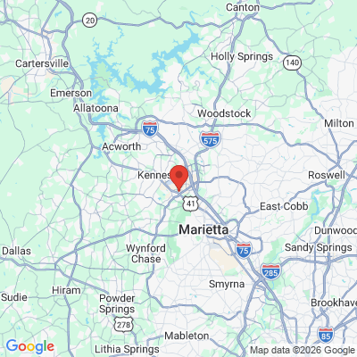Map to  office in Kennesaw, GA