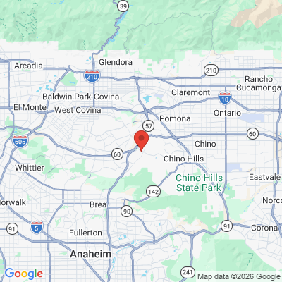 Map to  office in Diamond Bar, CA