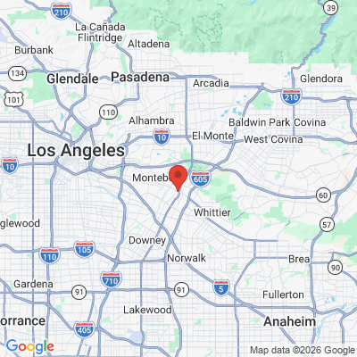 Map to  office in Pico Rivera, CA