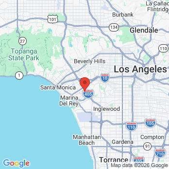 Map to Culver City Premium Dental Care by Dr. Azadi Naghibi office in Los Angeles, CA