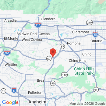 Map to Diamond Creek Dental, Joseph W Lee DDS office in Diamond Bar, CA