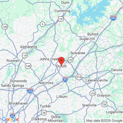 Map to  office in Duluth, GA