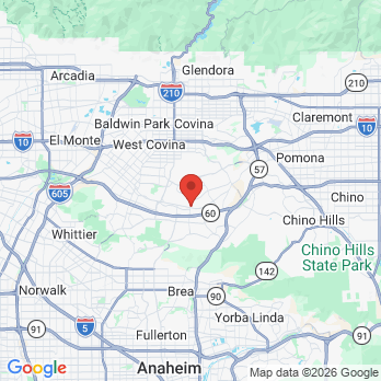 Map to Dr. Chi office in West Covina, CA