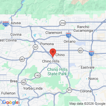 Map to Katy chou dds office in Chino, CA