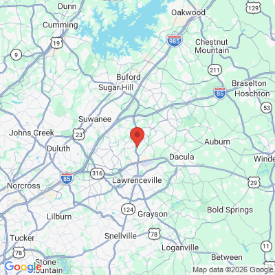 Map to  office in Lawrenceville, GA