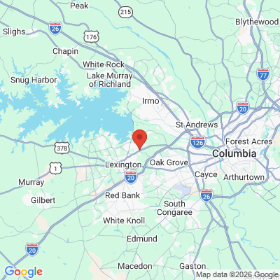 Map to  office in Lexington, SC